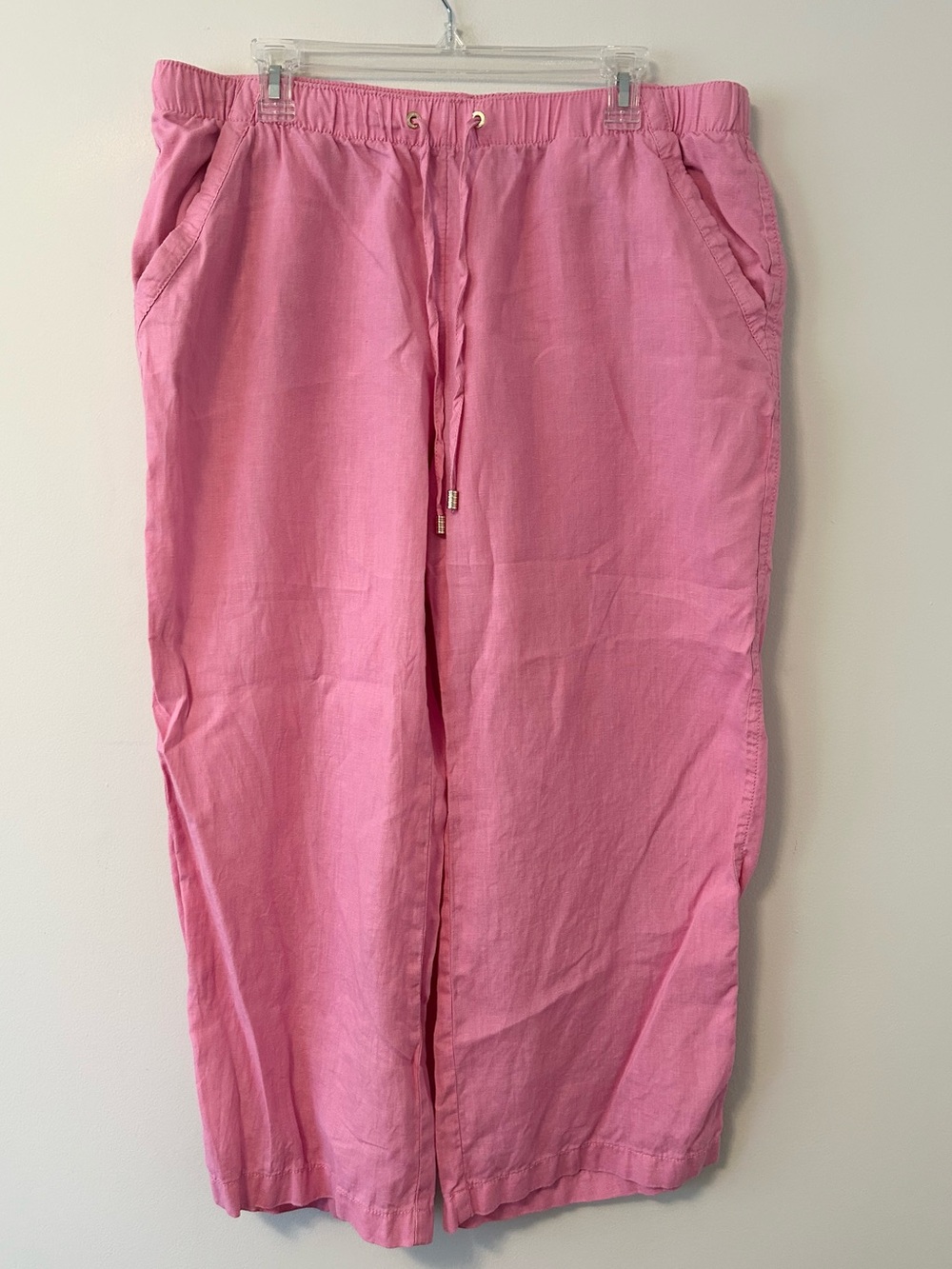 Lilly Pulitzer Pink Linen Pants